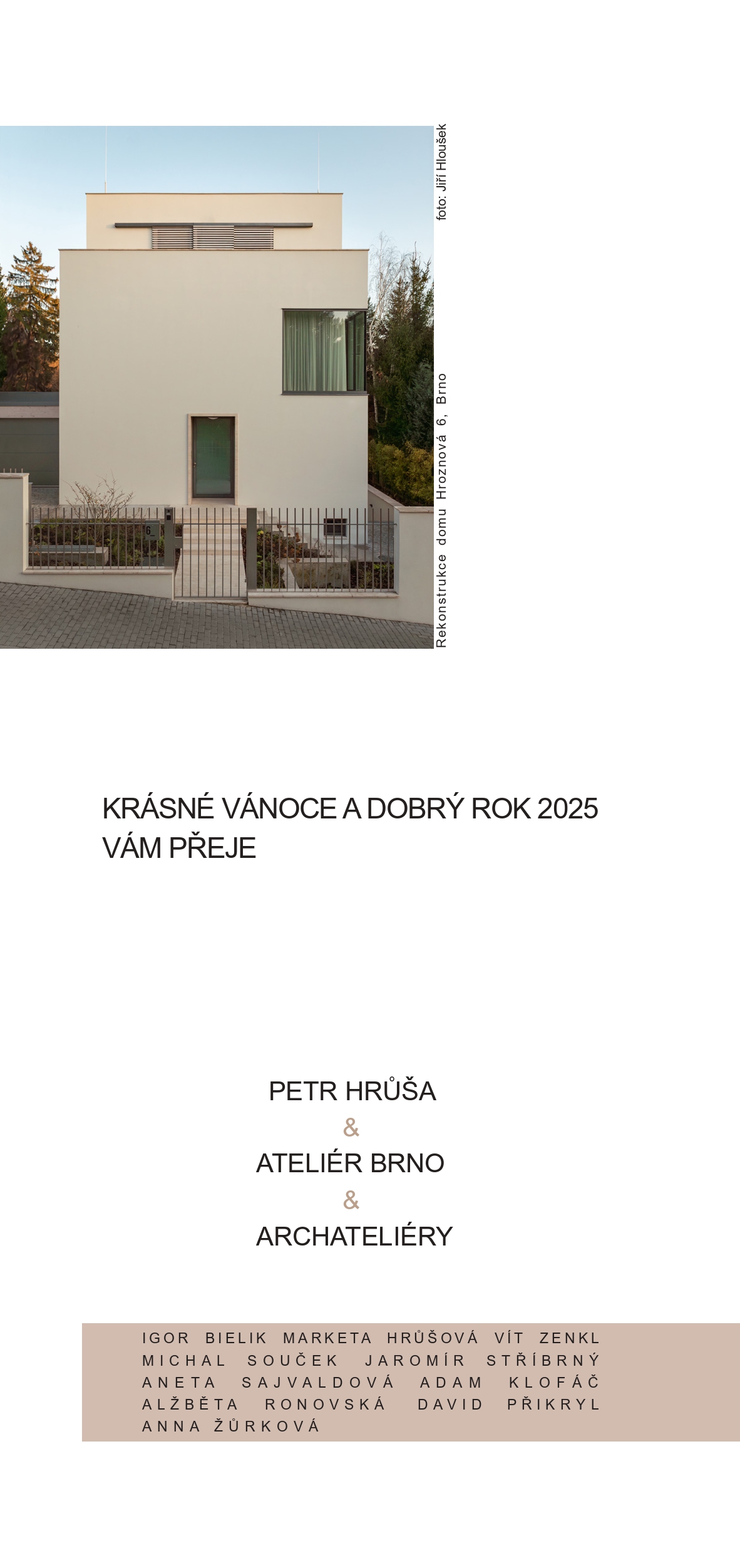 Vážení přátelé, přejeme vám krásné prožití vánočních svátků a&nbsp;jen vše nejlepší v&nbsp;novém roce 2025